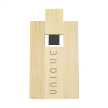 Logotrade ärikingid pilt: Krediitkaart USB Bamboo 16 GB