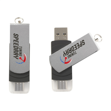 Logo trade reklaamkingituse pilt: USB Dual Connect 3.0 – C-tüüpi 32 GB