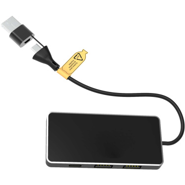 Logo trade ärikingituse pilt: SCX.design H20 8-ühes USB-jaotur kahe sisendi ja 6-pordiga