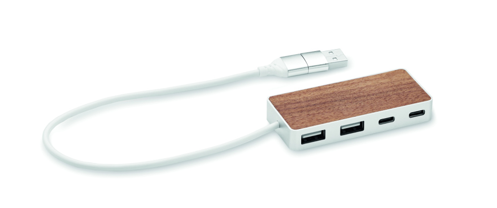 Logo trade meene pilt: UBAH USB-jaotur 4 porti 27,5 cm