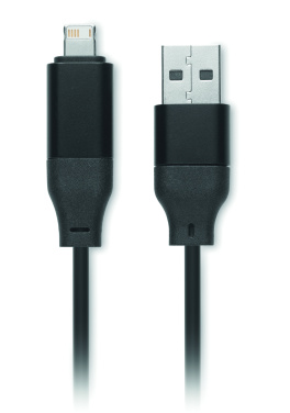 Logo trade reklaamtoote pilt: BULE võtmehoidjaga 4in1 60 W kaabliga