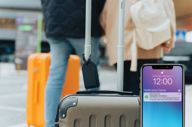 Logotrade reklaamkingi foto: Pagasilipik ülemaailmse asukoha määramisega