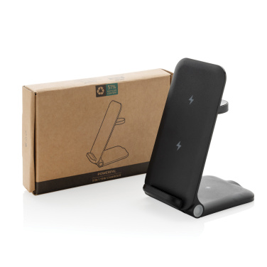 Logo trade reklaamtooted foto: Powerpal 3 in 1 RCS taaskasutatud plastist 15 W laadija