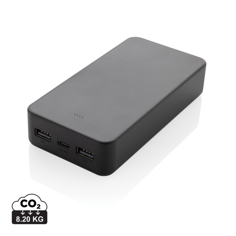 Logotrade ärikingi foto: Boostcore RCS taaskasutatud plastist akupank 20 000 mAh USB C
