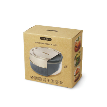 Logo trade firmakingituse pilt: Black+Blum klaasist lõunakauss 750ml
