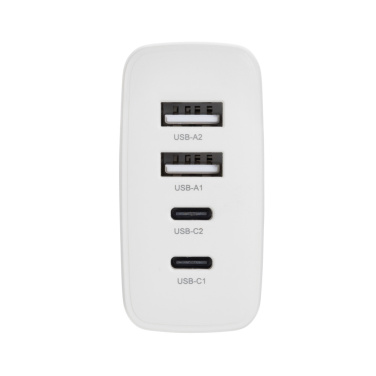 Logotrade reklaamkingid pilt: TravelCharge Pro RCS plastikust reisilaadija USB C-ga