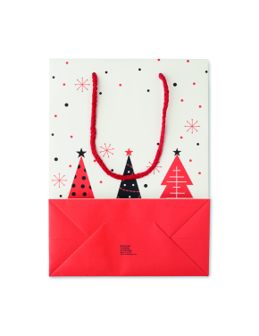 Logotrade reklaamkingi foto: Keskmise suurusega paberkinkekott BOSSA