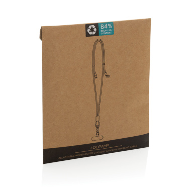 Logotrade firmakingituse foto: LoopAmp RCS RPET reguleeritav telefoni kaelapael 60W kaabliga