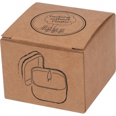 Logo trade ärikingituse pilt: Küünal plekk-karbis PRAGUE