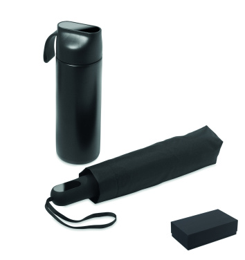 Logo trade reklaamkingid foto: HITHERE kinkekomplekt termospudeli ja vihmavarjuga