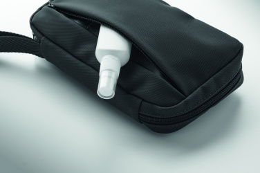 Logo trade reklaamkingi pilt: VANIT tualett-tarvete kott 600D RPET-ist