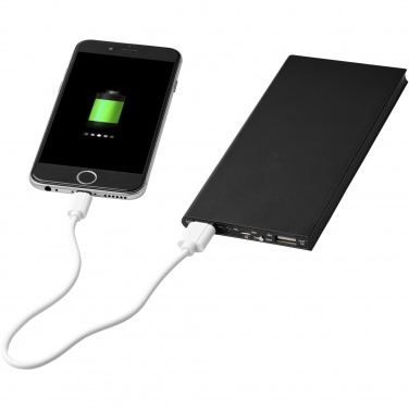 Logo trade liikelahjat mainoslahjat kuva: 8 000 mAh:n alumiininen Plate -varavirtalähde