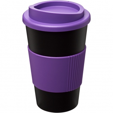 Logo trade liikelahja kuva: Americano® 350 ml eristetty muki oterenkaalla