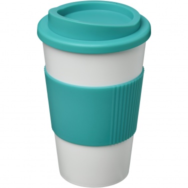 Logo trade liikelahja mainoslahja tuotekuva: Americano® 350 ml eristetty muki oterenkaalla