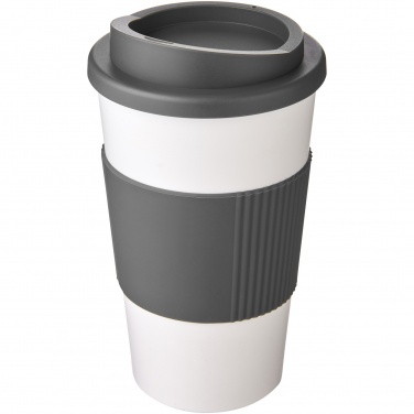 Logotrade mainostuote tuotekuva: Americano® 350 ml eristetty muki oterenkaalla