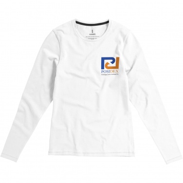 Logotrade mainoslahjat kuva: Ponoka long sleeve women's organic t-shirt