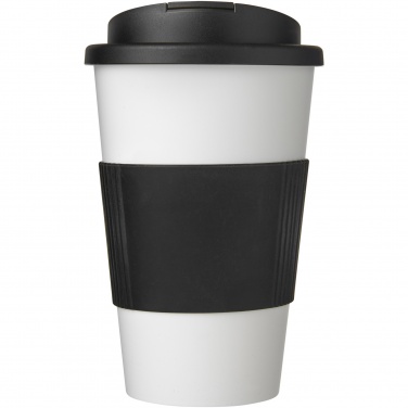 Logo trade liikelahja mainoslahja tuotekuva: Americano® 350 ml muki, läikyttämätön kansi, grippi
