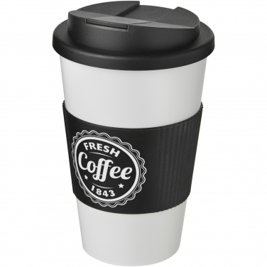 Logotrade liikelahjat kuva: Americano® 350 ml muki, läikyttämätön kansi, grippi