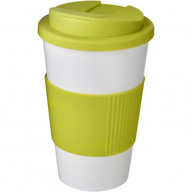 Logo trade mainoslahjat tuotekuva: Americano® 350 ml muki, läikyttämätön kansi, grippi