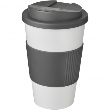 Logo trade mainoslahjat tuotekuva: Americano® 350 ml muki, läikyttämätön kansi, grippi