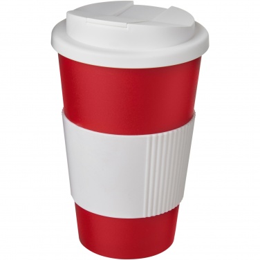 Logo trade mainoslahjat ja liikelahjat kuva: Americano® 350 ml muki, läikyttämätön kansi, grippi