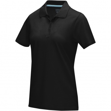 Logotrade mainostuote tuotekuva: Graphite short sleeve women’s organic polo