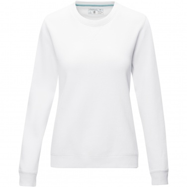Logo trade mainoslahja kuva: Jasper women’s organic recycled crewneck sweater