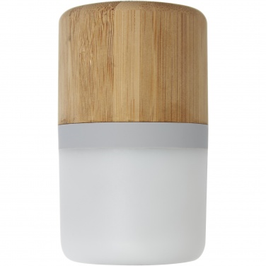 Logo trade liikelahja kuva: Aurea Bluetooth® -kaiutin valolla, bambua 