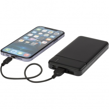 Logotrade liikelahjat kuva: Loop 10 000 mAh:n varavirtalähde kierrätetystä muovista 