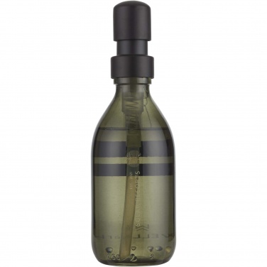 Logotrade liikelahja mainoslahja kuva: Wellmark Discovery 200 ml:n käsisaippua-annostelija ja 150 g tuoksukynttiläsetti – tumman meripihkan tuoksu
