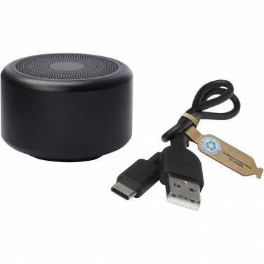 Logotrade liikelahja tuotekuva: Rise 3 W:n RCS-kierrätetystä alumiinista valmistettu Bluetooth®-minikaiutin 