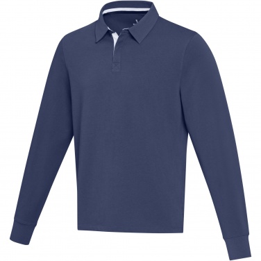 Logo trade mainoslahja kuva: Clyde unisex organic rugby polo sweatshirt