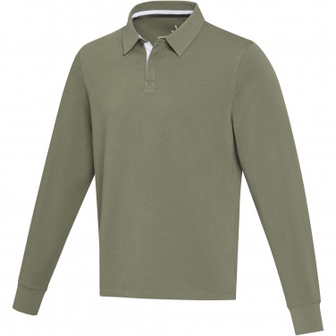 Logo trade mainoslahjat tuotekuva: Clyde unisex organic rugby polo sweatshirt