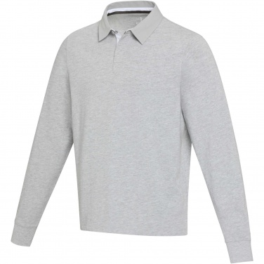 Logotrade liikelahjat mainoslahjat tuotekuva: Clyde unisex organic rugby polo sweatshirt