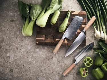 Logotrade mainostuote tuotekuva: VINGA Hattasan Damascus santokuveitsi