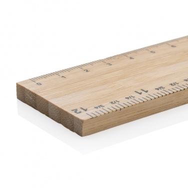 Logo trade mainoslahjat tuotekuva: Timberson ekstrapaksu 30cm kaksipuolinen bambuviivain
