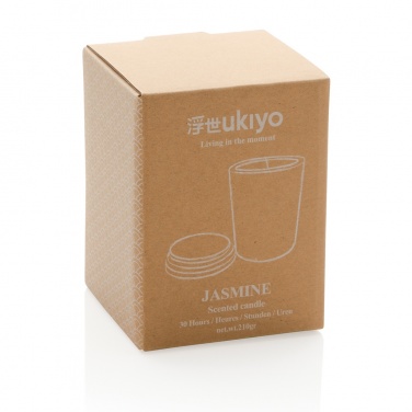 Logo trade mainostuotet tuotekuva: Ukiyo deluxe tuoksukynttilä bambukannella