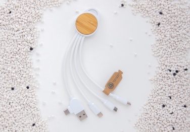 Logo trade mainostuote kuva: RCS Ontario 6-in-1 pyörökaapeli kierrätetystä muovista