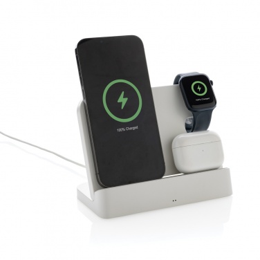 Logo trade mainoslahjat tuotekuva: Joltz RCS kaksoislaturi 15 W iWatch-paikalla kierrätysmuovia