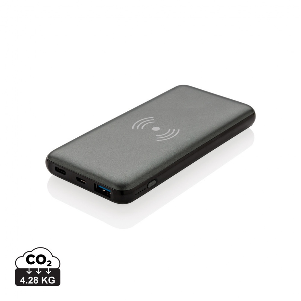 Logotrade mainostuotet kuva: 10 000 mAh:n 10W langaton PD-varavirtalähde