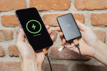 Logo trade liikelahjat tuotekuva: RCS 5000mAh varavirtalähde langattomalla latauksella