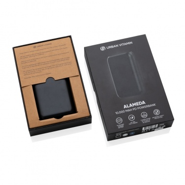 Logo trade mainoslahja ja liikelahja tuotekuva: Urban Vitamin Alameda 10000 mAh PD varavirtalähde