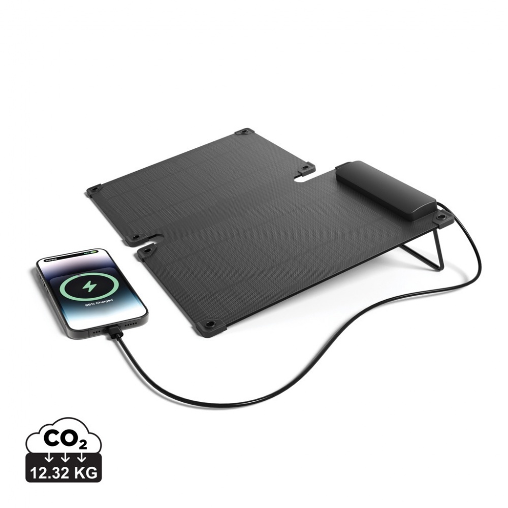 Logo trade liikelahja mainoslahja tuotekuva: Solarpulse rmuovinen kannettava aurinkopaneeli 10W