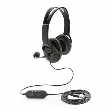 Logo trade mainostuotet tuotekuva: Työheadset johdolla