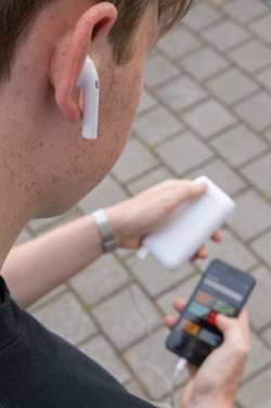Logotrade mainostuotet kuva: Liberty TWS nappikuulokkeet 5.000 mAh varavirtalähteellä