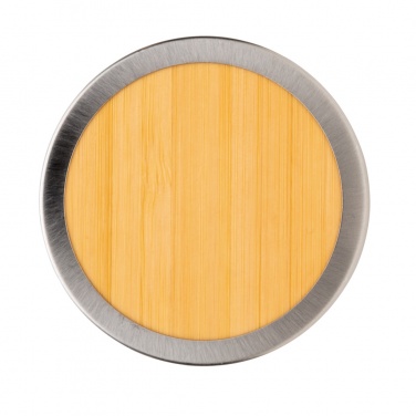 Logo trade mainoslahjat ja liikelahjat kuva: Vuototiivis bambusta valmistettu termospullo