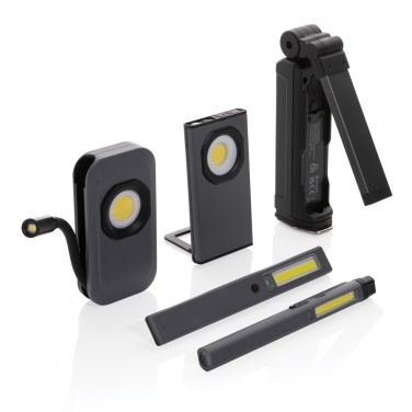 Logo trade mainoslahjat tuotekuva: Gear X USB taskutyövalo 260 lumenia RCS muovista