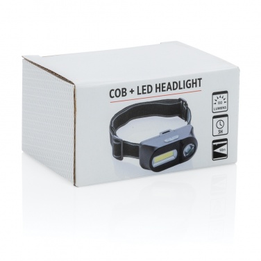 Logotrade mainoslahja tuotekuva: COB- ja LED-otsalamppu
