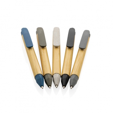 Logotrade mainoslahja ja liikelahja kuva: Kirjoita vastuullisesti -kynä kierrätyspaperirungolla