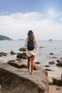 Logotrade mainoslahjat kuva: Impact AWARE™ kiristysnauhareppu kierrätetystä denimistä